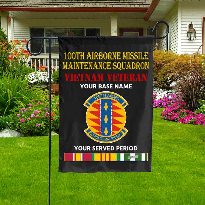 100TH AIRBORNE MISSILE MAINTENANCE SQUADRON DOUBLE-SIDED PRINTED 12