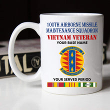 Load image into Gallery viewer, 100TH AIRBORNE MISSILE MAINTENANCE SQUADRON BLACK WHITE 11oz 15oz COFFEE MUG