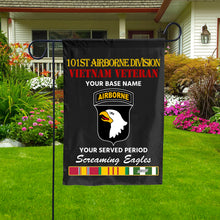 Load image into Gallery viewer, 101ST AIRBORNE DIVISION DOUBLE-SIDED PRINTED 12&quot;x18&quot; GARDEN FLAG