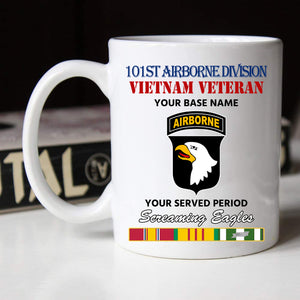 101ST AIRBORNE DIVISION BLACK WHITE 11oz 15oz COFFEE MUG