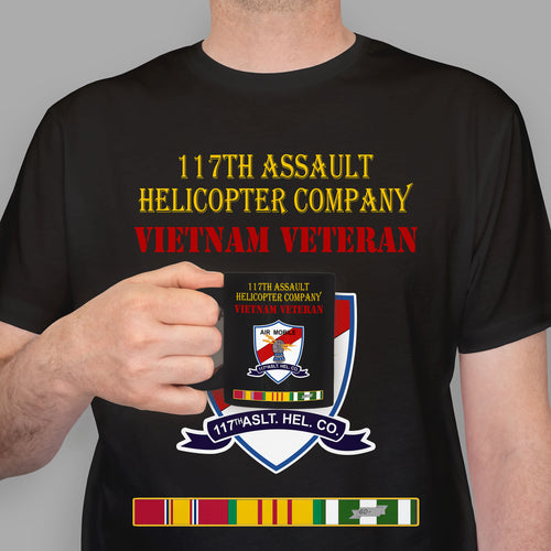 117th Assault Helicopter Company Premium T-Shirt Sweatshirt Hoodie For Men