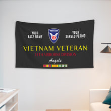 Load image into Gallery viewer, 11TH AIRBORNE DIVISION WALL FLAG VERTICAL HORIZONTAL 36 x 60 INCHES WALL FLAG