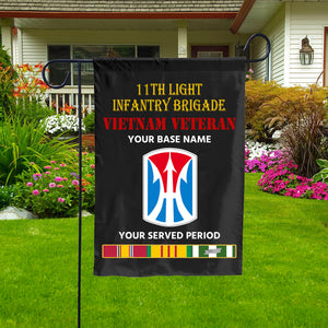 11TH LIGHT INFANTRY BRIGADE DOUBLE-SIDED PRINTED 12"x18" GARDEN FLAG