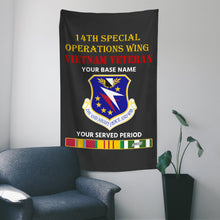 Load image into Gallery viewer, 14TH SPECIAL OPERATIONS WING WALL FLAG VERTICAL HORIZONTAL 36 x 60 INCHES WALL FLAG