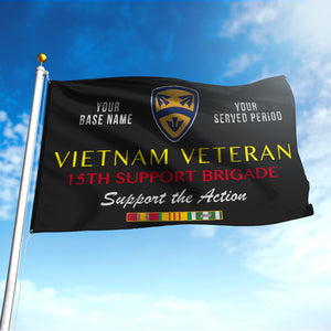 15TH SUPPORT BRIGADE DOUBLE-SIDED PRINTED 30"x40" FLAG