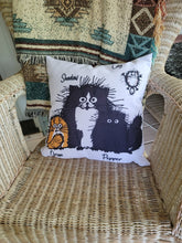 Load image into Gallery viewer, Funny Cat Personalized Canvas Pillow (Insert Included)