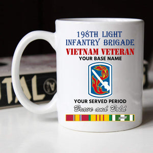 198TH LIGHT INFANTRY BRIGADE BLACK WHITE 11oz 15oz COFFEE MUG