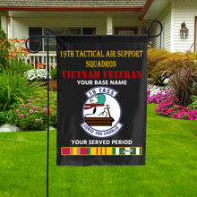 Load image into Gallery viewer, 19TH TACTICAL AIR SUPPORT SQUADRON DOUBLE-SIDED PRINTED 12&quot;x18&quot; GARDEN FLAG