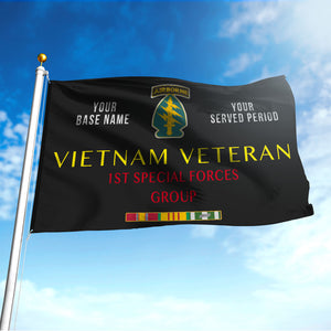 1ST SPECIAL FORCES GROUP - Double Sided 30"x40" Flag