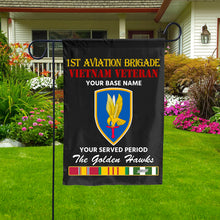 Load image into Gallery viewer, 1ST AVIATION BRIGADE DOUBLE-SIDED PRINTED 12&quot;x18&quot; GARDEN FLAG
