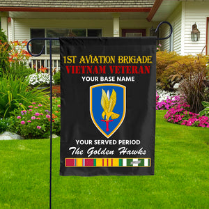 1ST AVIATION BRIGADE DOUBLE-SIDED PRINTED 12"x18" GARDEN FLAG