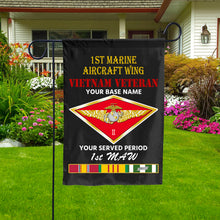 Load image into Gallery viewer, 1ST MARINE AIRCRAFT WING DOUBLE-SIDED PRINTED 12&quot;x18&quot; GARDEN FLAG