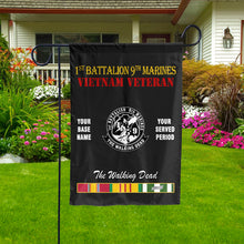 Load image into Gallery viewer, 1ST BATTALION 9TH MARINES - Double Sided 30&quot;x40&quot; Flag