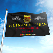 Load image into Gallery viewer, 2 77TH FIELD ARTILLERY REGIMENT FLAG DOUBLE-SIDED PRINTED 30&quot;x40&quot; FLAG