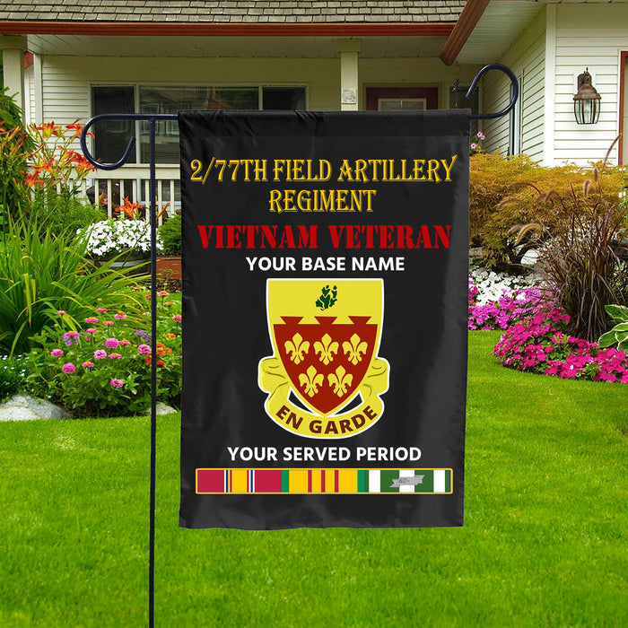 2 77TH FIELD ARTILLERY REGIMENT DOUBLE-SIDED PRINTED 12