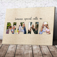 Load image into Gallery viewer, Someone Special Calls Me GRANDMA/GRANDPA - Custom Name Photo Canvas, Poster
