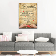Load image into Gallery viewer, Personalize Perfect Gift For Husband - Premium Canvas, Poster