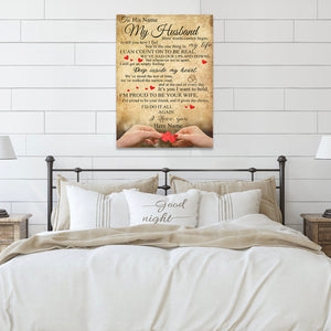 Personalize Perfect Gift For Husband - Premium Canvas, Poster