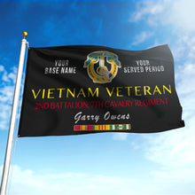 Load image into Gallery viewer, 2ND BATTALION, 7TH CAVALRY REGIMENT - Double Sided 30&quot;x40&quot; Flag