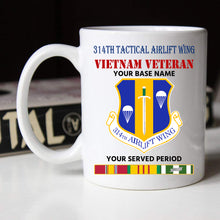 Load image into Gallery viewer, 314TH TACTICAL AIRLIFT WING BLACK WHITE 11oz 15oz COFFEE MUG