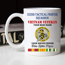 Load image into Gallery viewer, 352ND TACTICAL FIGHTER SQUADRON BLACK WHITE 11oz 15oz COFFEE MUG