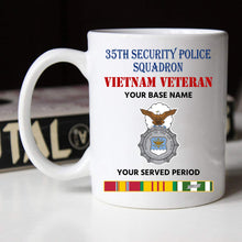 Load image into Gallery viewer, 35TH SECURITY POLICE SQUADRON BLACK WHITE 11oz 15oz COFFEE MUG