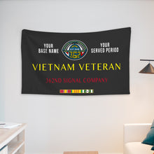 Load image into Gallery viewer, 362ND SIGNAL COMPANY WALL FLAG VERTICAL HORIZONTAL 36 x 60 INCHES WALL FLAG