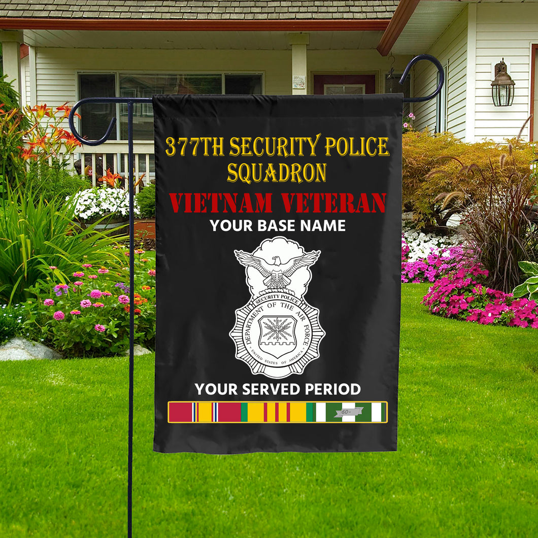 377TH SECURITY POLICE SQUADRON DOUBLE-SIDED PRINTED 12
