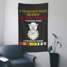 Load image into Gallery viewer, 377TH SECURITY POLICE SQUADRON WALL FLAG VERTICAL HORIZONTAL 36 x 60 INCHES WALL FLAG