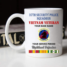 Load image into Gallery viewer, 37TH SECURITY POLICE SQUADRON BLACK WHITE 11oz 15oz COFFEE MUG