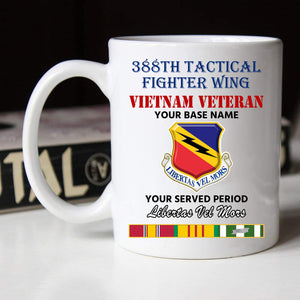 388TH TACTICAL FIGHTER WING BLACK WHITE 11oz 15oz COFFEE MUG