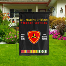 Load image into Gallery viewer, 3RD MARINE DIVISION - Double Sided 30&quot;x40&quot; Flag