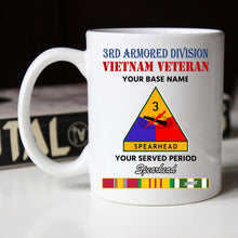 Load image into Gallery viewer, 3RD ARMORED DIVISION BLACK WHITE 11oz 15oz COFFEE MUG