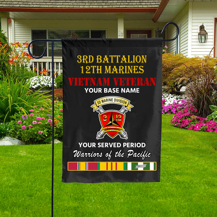 3RD BATTALION 12TH MARINES DOUBLE-SIDED PRINTED 12