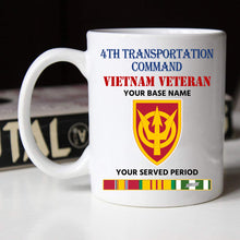 Load image into Gallery viewer, 4TH TRANSPORTATION COMMAND BLACK WHITE 11oz 15oz COFFEE MUG