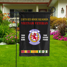 Load image into Gallery viewer, 556TH RED HORSE SQUADRON - Double Sided 30&quot;x40&quot; Flag