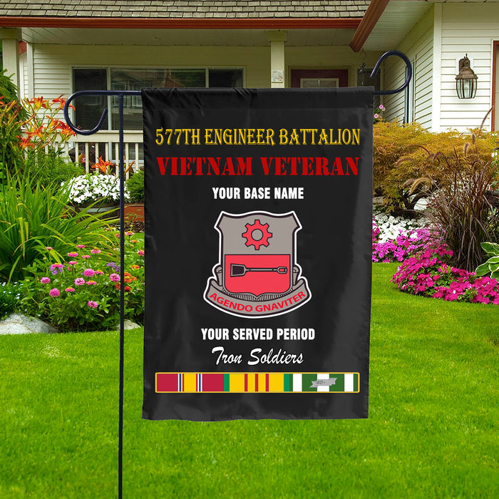 577TH ENGINEER BATTALION DOUBLE-SIDED PRINTED 12