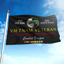 Load image into Gallery viewer, 604TH AIR COMMANDO SQUADRON FLAG DOUBLE-SIDED PRINTED 30&quot;x40&quot; FLAG