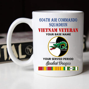 604TH AIR COMMANDO SQUADRON BLACK WHITE 11oz 15oz COFFEE MUG