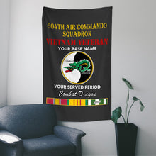 Load image into Gallery viewer, 604TH AIR COMMANDO SQUADRON WALL FLAG VERTICAL HORIZONTAL 36 x 60 INCHES WALL FLAG