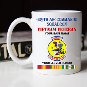 609TH AIR COMMANDO SQUADRON BLACK WHITE 11oz 15oz COFFEE MUG