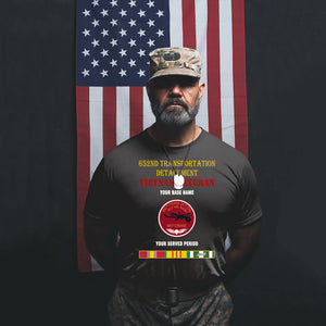 652ND TRANSPORTATION DETACHMENT PREMIUM T-SHIRT SWEATSHIRT HOODIE