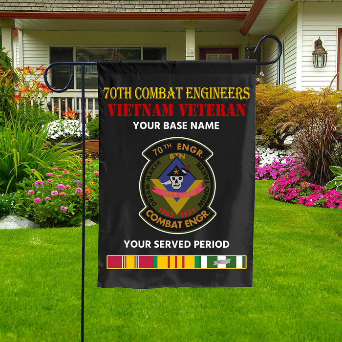 70TH COMBAT ENGINEERS DOUBLE-SIDED PRINTED 12