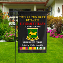 Load image into Gallery viewer, 720TH MILITARY POLICE BATTALION DOUBLE-SIDED PRINTED 12&quot;x18&quot; GARDEN FLAG