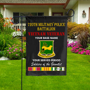 720TH MILITARY POLICE BATTALION DOUBLE-SIDED PRINTED 12"x18" GARDEN FLAG