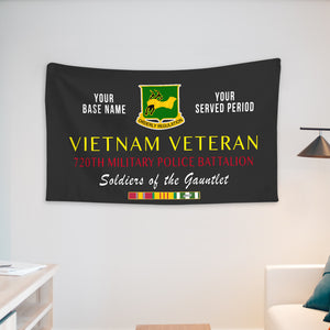 720TH MILITARY POLICE BATTALION WALL FLAG VERTICAL HORIZONTAL 36 x 60 INCHES WALL FLAG