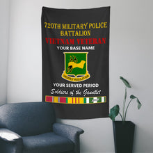 Load image into Gallery viewer, 720TH MILITARY POLICE BATTALION WALL FLAG VERTICAL HORIZONTAL 36 x 60 INCHES WALL FLAG