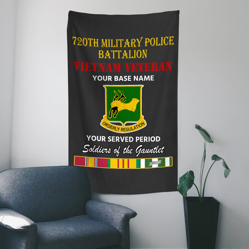 720TH MILITARY POLICE BATTALION WALL FLAG VERTICAL HORIZONTAL 36 x 60 INCHES WALL FLAG