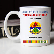 Load image into Gallery viewer, 819TH RED HORSE SQUADRON BLACK WHITE 11oz 15oz COFFEE MUG