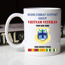 Load image into Gallery viewer, 862ND COMBAT SUPPORT GROUP BLACK WHITE 11oz 15oz COFFEE MUG